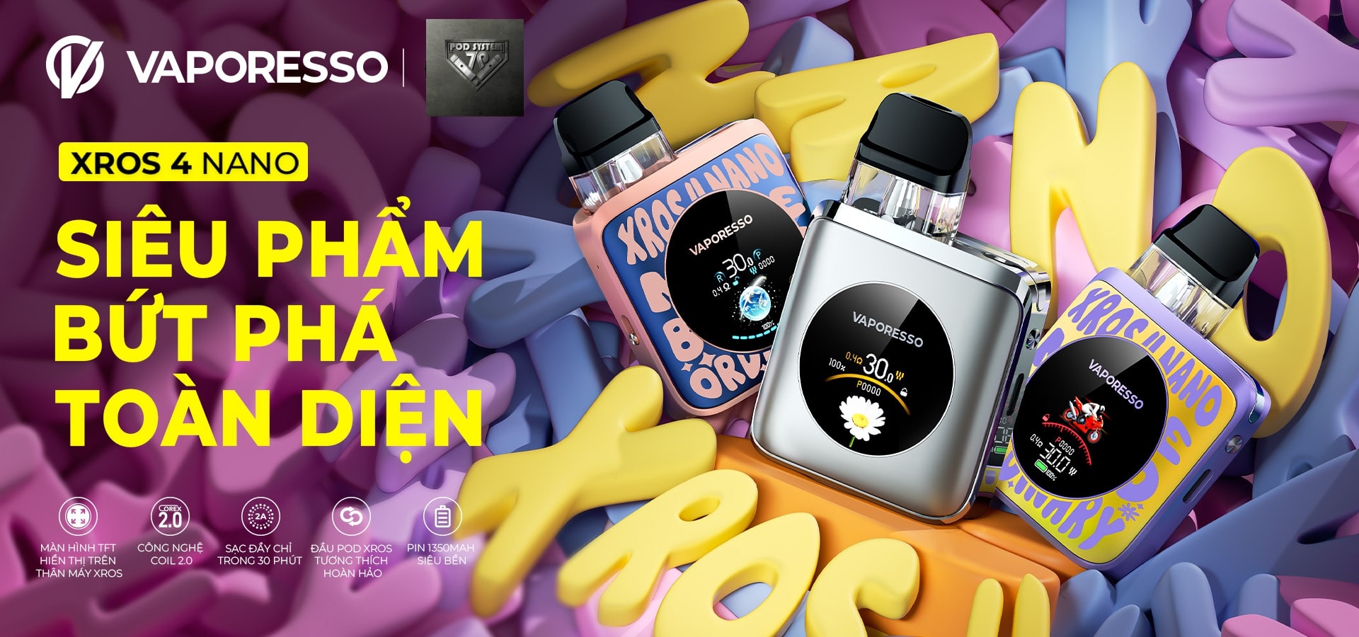 Vaporeso banner podvape system